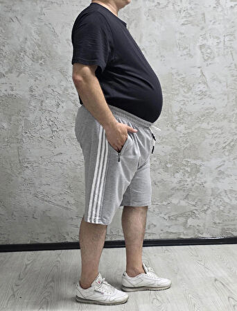 QUITS KIDS-2245-BATTAL BEDEN ŞERİTLİ ŞORT