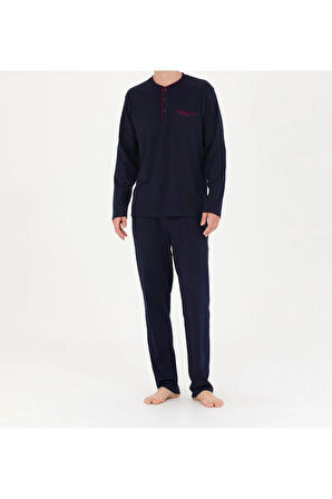 Pamuklu Pijama Takımı-Boxer-Atlet-Çorap 4'lü Kutulu Damat Çeyiz Seti Q2.U.0O.K0K.A0P.C