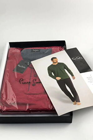 %100 Pamuklu Penye Kutulu Erkek Çeyiz Pijama Takımı Q5.U.4O.K5.K.A4.P.C