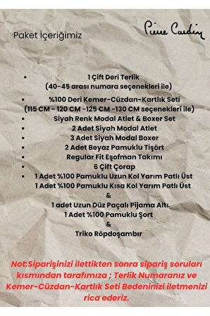 Erkek Lisanslı Kutulu Lacivert 21'li Damat Çeyiz Seti QÇS.6EY.TK.Z6K06.21.L