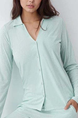 Kadın Modal Pamuklu Pijama Takımı Çorap Hediyeli QP9K1R1K5R