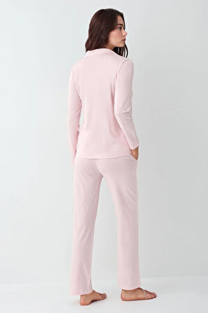 Kadın Modal Pamuklu Pijama Takımı Çorap Hediyeli QP9K1R1K5R