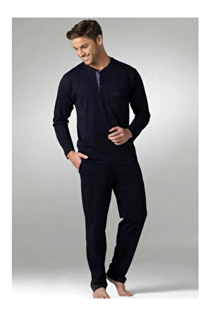 Erkek Uzun Kol Ceyizlik Pijama Takimi 5454 Kya