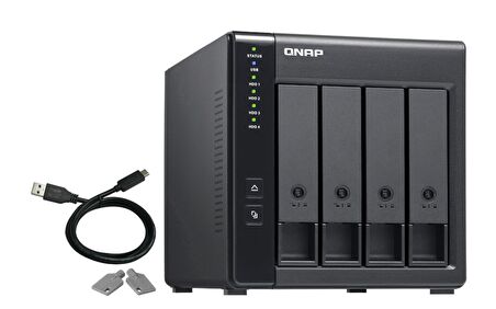 QNAP TR-004 4 HDD Yuvalı 3.5" NAS Depolama Ünitesi (QN-TR-004)