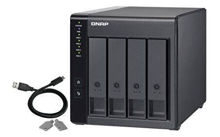 QNAP TR-004 4 HDD Yuvalı 3.5" NAS Depolama Ünitesi (QN-TR-004)