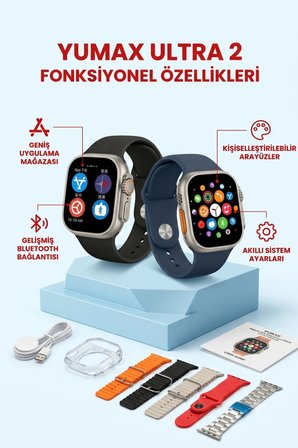 7 Kordonlu Akıllı Saat Bluetooth Arama Mesaj Bildirimi Sağlık Takibi Manyetik Şarj Kılıflı