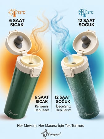 500 ml Kahve Termosu Çay Termosu Filtreli Termos Bardak SUS304 Çelik Sızdırmaz BPA Free
