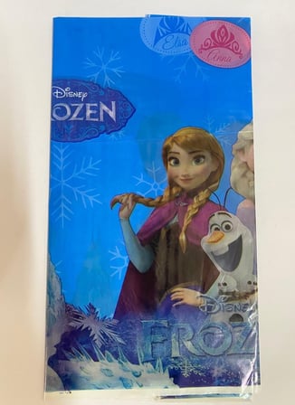 Özel Seri Eğlence Ev Düzeni Sunum Frozen Plastik Masa Örtüsü (120*180 cm)