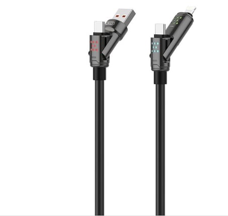 Özel Üretim Elektronik Tablet İçin İhtiyaç NB-295 Işıklı Göstergeli Hızlı Şarj Data Kablosu 4'ü