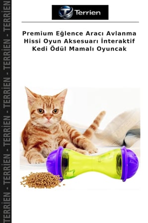 Premium Eğlence Aracı Avlanma Hissi Oyun Aksesuarı İnteraktif Kedi Ödül Mamalı Oyuncak