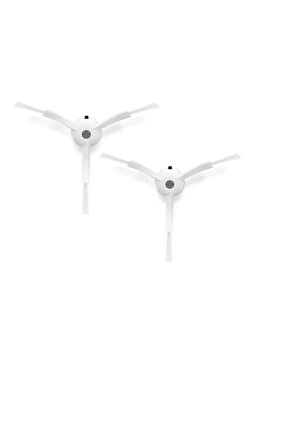 Roborock Q Revo MaxV - Pro - S Uyumlu 2 Adet Beyaz Yan Fırça