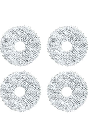 Roborock Q Revo S - Q Revo maxV - Q Revo Curv uyumlu mop paspas 4 adet
