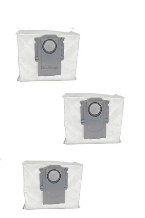 Roborock Q Revo MaxV - Pro Qrevo S Uyumlu 3 Adet Toz Çöp Torbası