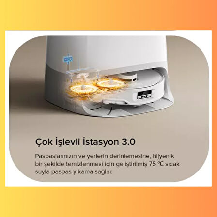 Roborock Qrevo Curv Akıllı Robot Süpürge Beyaz
