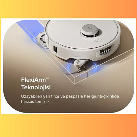 Roborock Qrevo Curv Akıllı Robot Süpürge Beyaz