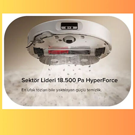 Roborock Qrevo Curv Akıllı Robot Süpürge Beyaz