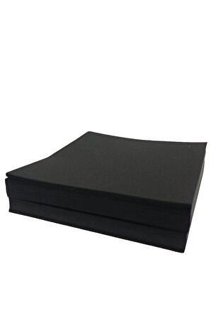 20Cm Origami Kağıdı, 200 Adet 20 X 20cm Siyah Renk Origami Seti