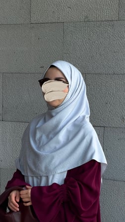 Premium Jakarlı Sare Büyük Boy Eşarp -Gümüş