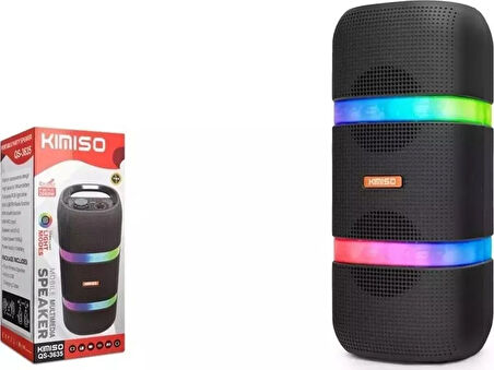 Hadron Kımıso QS3635 Hoparlör Rgb Led Fm Radyo 2x5w