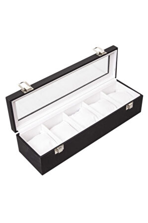 Saat Kutusu 5'li Siyah Içi Beyaz