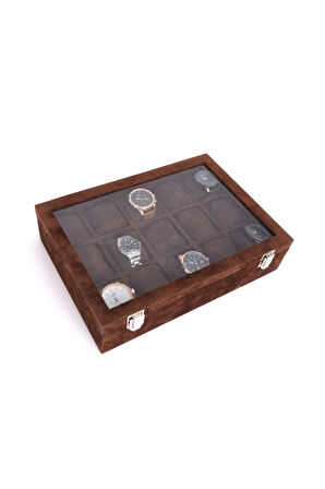 Saat Kutusu 15'li Alcantara Kahve