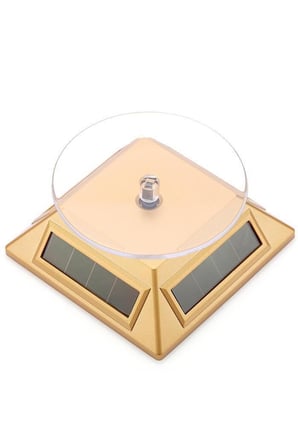 Güneş Enerjili Dönerli Stand Gold