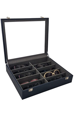 Gözlük Kutusu 10'lu Lacivert Kroko