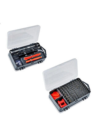 TİNEKE  115 in 1 Hassas Tornavida Seti Çok Fonksiyonlu Manyetik Telefon Bilgisayar Onarım Tamir Seti