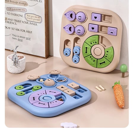 TİNEKE PAW PRO Köpek Zeka Oyuncağı | Ödül Mamalı İnteraktif Puzzle | Aktivite ve Eğitim Oyuncağı KAHVERENGİ