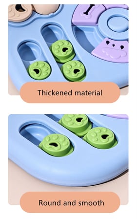 TİNEKE PAW PRO Köpek Zeka Oyuncağı | Ödül Mamalı İnteraktif Puzzle | Aktivite ve Eğitim Oyuncağı KAHVERENGİ