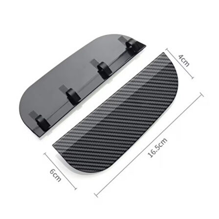 TİNEKE Araba Ayna Yağmur Koruyucu Siper Karbon Desenli