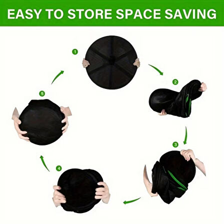 TİNEKE 4 Katlı Fermuarlı Meyve Sebze Kurutma Filesi | Katlanabilir Doğal Kurutma Sepeti  KIRMIZI