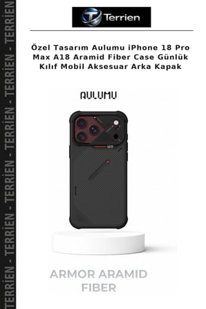 Özel Tasarım Aulumu iPhone 18 Pro Max A18 Aramid Fiber Case Günlük Kılıf Mobil Aksesuar Arka Kapak