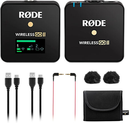 RØDE Wireless GO II Single, Tek Kanallı, Kayıt Edicili Telsiz Mikrofon Sistemi TEŞHİR 