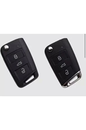 Golf Jetta Passat Polo Scirocco Amarok Tiguan T-roc Tiguan Uyumlu Silikon Koruma Kılıf Siyah Ve Gri