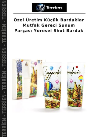 Özel Üretim Küçük Bardaklar Mutfak Gereci Sunum Parçası Yöresel Shot Bardak