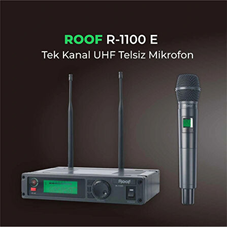 ROOF R-1100 UHF TELSİZ EL MİKROFON (R-5)