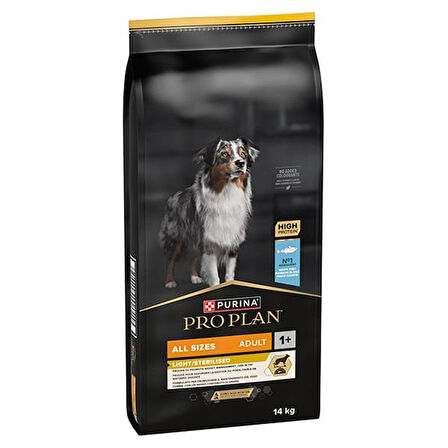 Pro Plan Light Sterilised Beyaz Balıklı Kısırlaştırılmış Yetişkin Köpek Maması 14 Kg