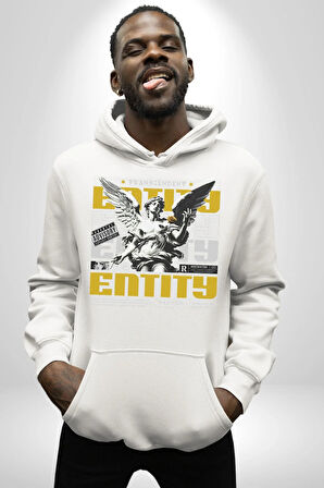 Sokak Style Ebeveyn Danışmanlığı Sanat Karma Erkek Kadın Beyaz Dijital Baskılı Kapüşonlu Sweatshirt Hoodie