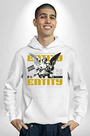 Sokak Style Ebeveyn Danışmanlığı Sanat Karma Erkek Kadın Beyaz Dijital Baskılı Kapüşonlu Sweatshirt Hoodie