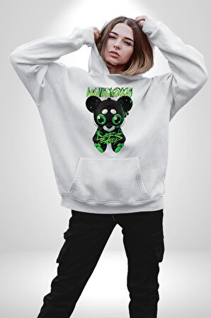 Harvey Duckman Bilim Kurgu, Fantezi Korku Erkek Kadın Beyaz Dijital Baskılı Kapüşonlu Sweatshirt Hoodie