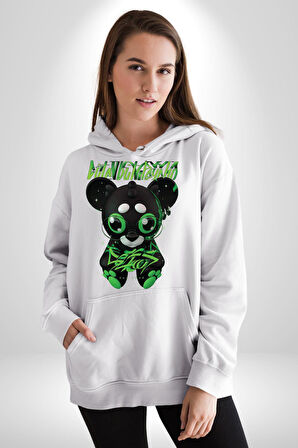 Harvey Duckman Bilim Kurgu, Fantezi Korku Erkek Kadın Beyaz Dijital Baskılı Kapüşonlu Sweatshirt Hoodie