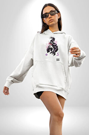 Venom Spider-Man Marvel Kahramanı Erkek Kadın Beyaz Dijital Baskılı Kapüşonlu Sweatshirt Hoodie