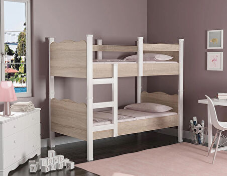 PATİKO R 1001 MDF AYAKLI AYRILABİLEN RANZA(90X190)
