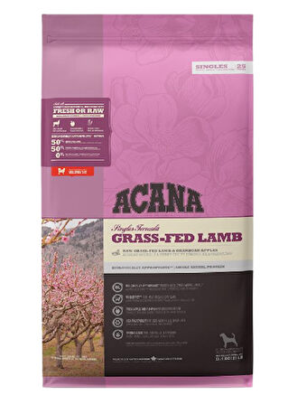 Acana Grass Fed-Lamb Tahılsız Kuzu Etli Yetişkin Köpek Maması 11,4 Kg