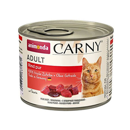 Animonda Carny Sığır Etli Yetişkin Konserve Kedi Maması 200 Gr