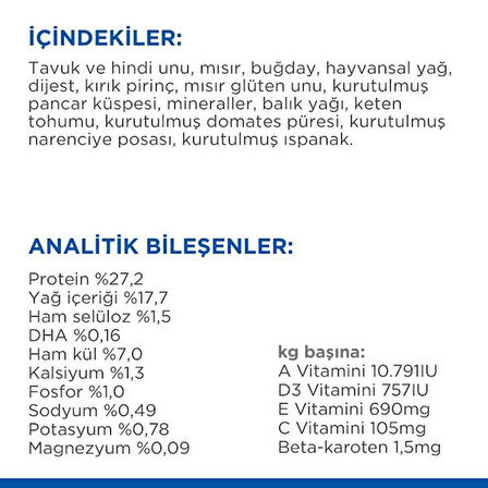 Hills Puppy Small & Miniature Tavuklu Küçük Irk Yavru Köpek Maması 3 Kg