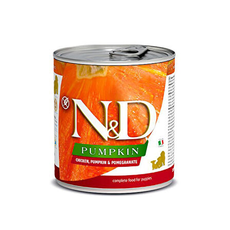 N&D Pumpkin Tavuklu Yavru Konserve Köpek Maması 285 Gr