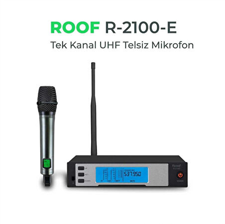 ROOF R-2100 UHF TELSİZ EL MİKROFON