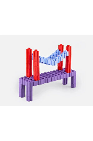 Tiktak Bloklar 120 Parça 5 Renk Eğitici Ve Çıt Çıt Oyuncak Eğitici Tik Tak Bloklar Lego